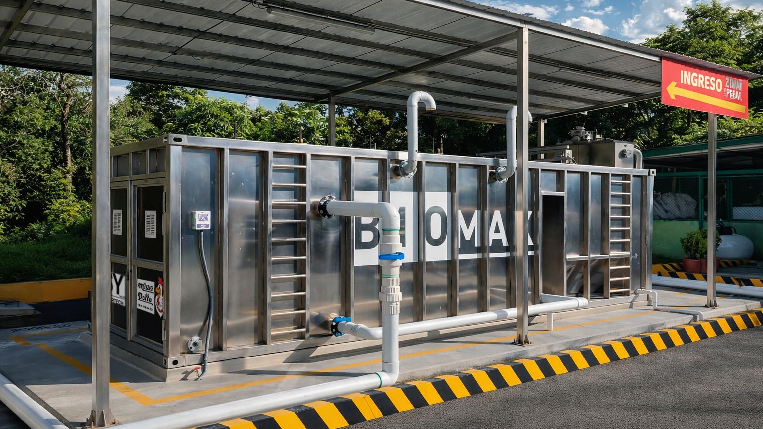 Diseño modular y escalable de la planta BIOMAX