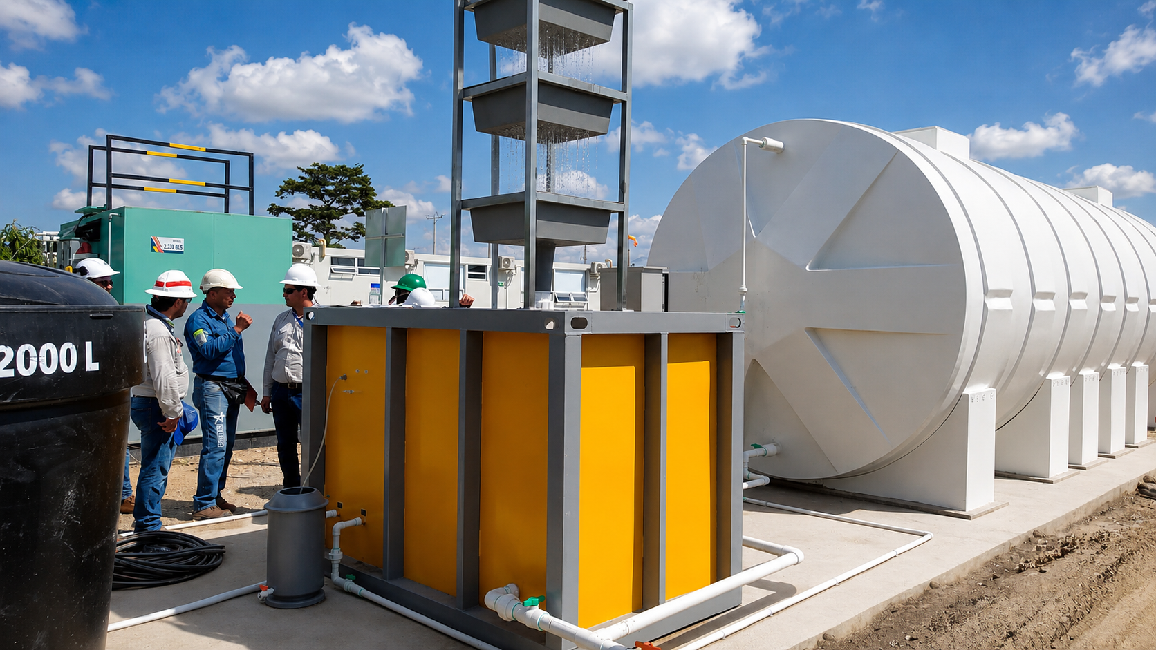Planta contenedorizada para tratamiento de aguas residuales y agua potable COD 053: ALBERTO ZILLY