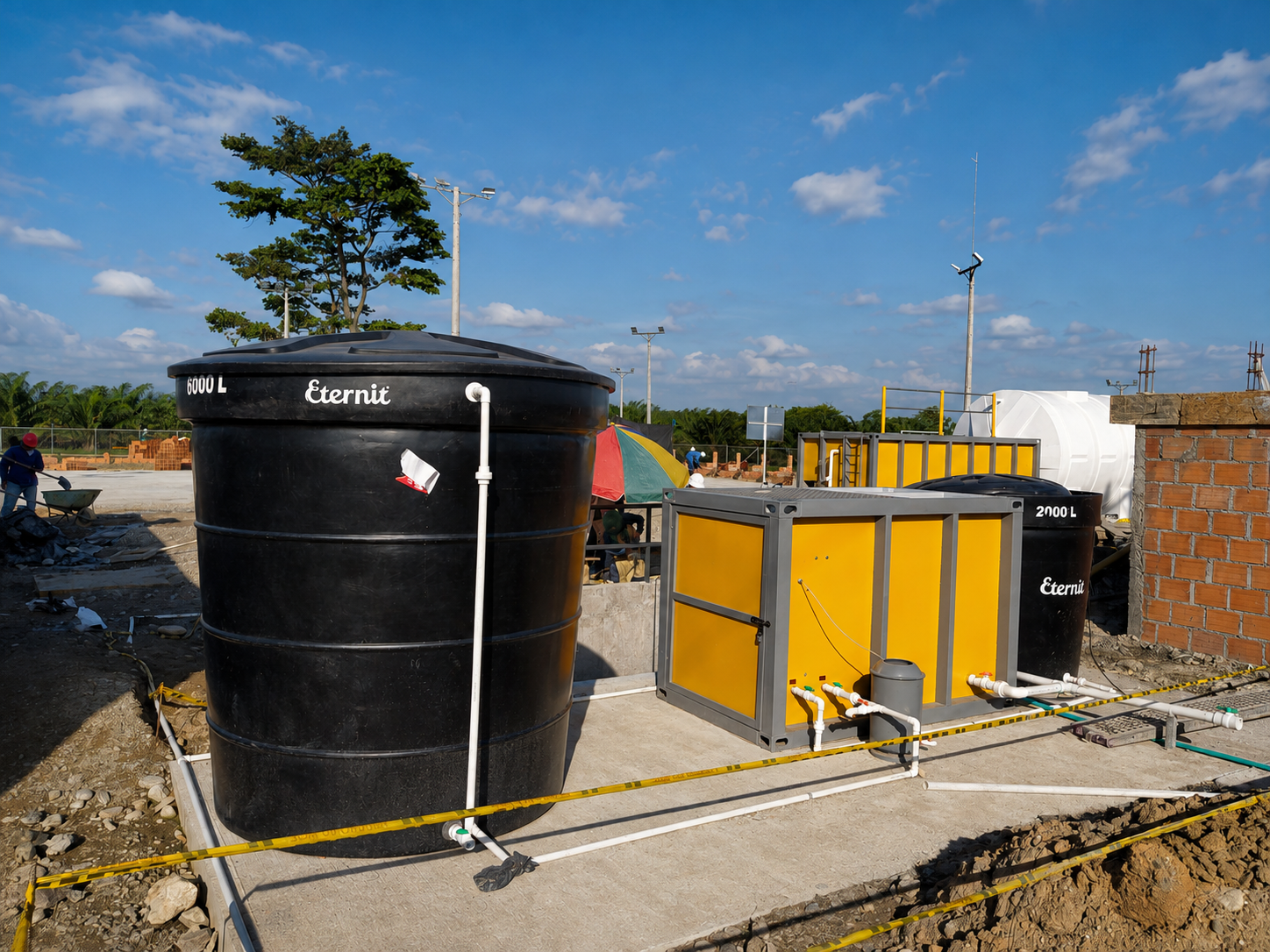 Planta contenedorizada para tratamiento de aguas residuales y agua potable COD 054: ALBERTO ZILLY