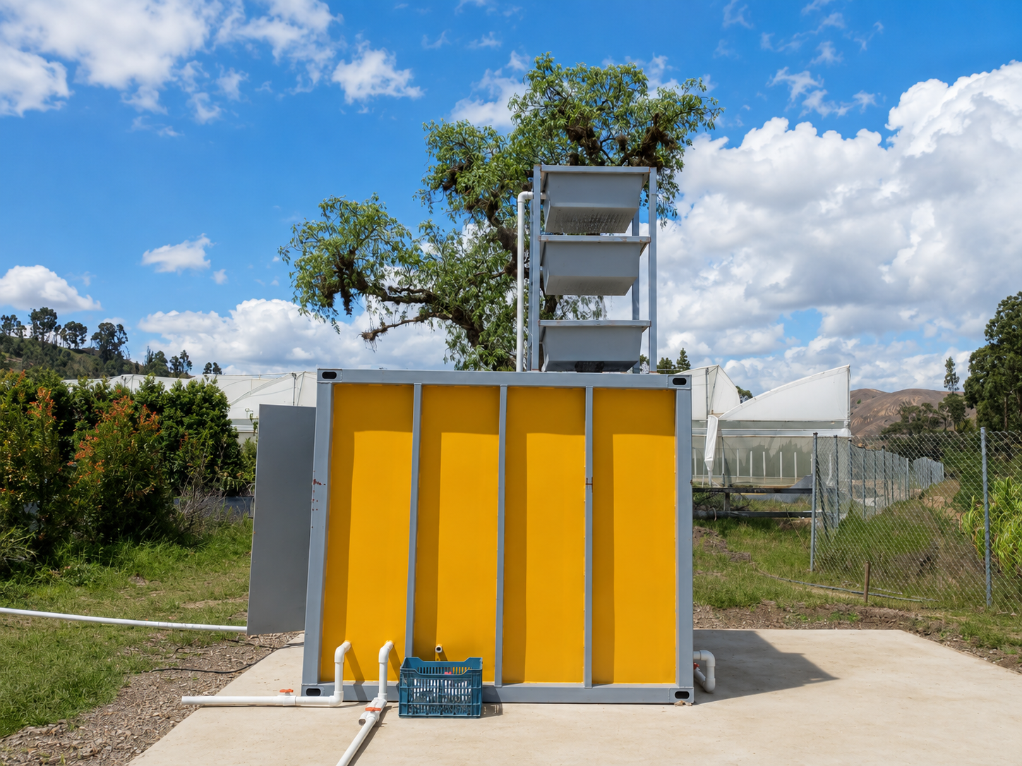 Planta contenedorizada para tratamiento de aguas residuales y agua potable COD 060: LA SANTA - FERNANDO MASSARD