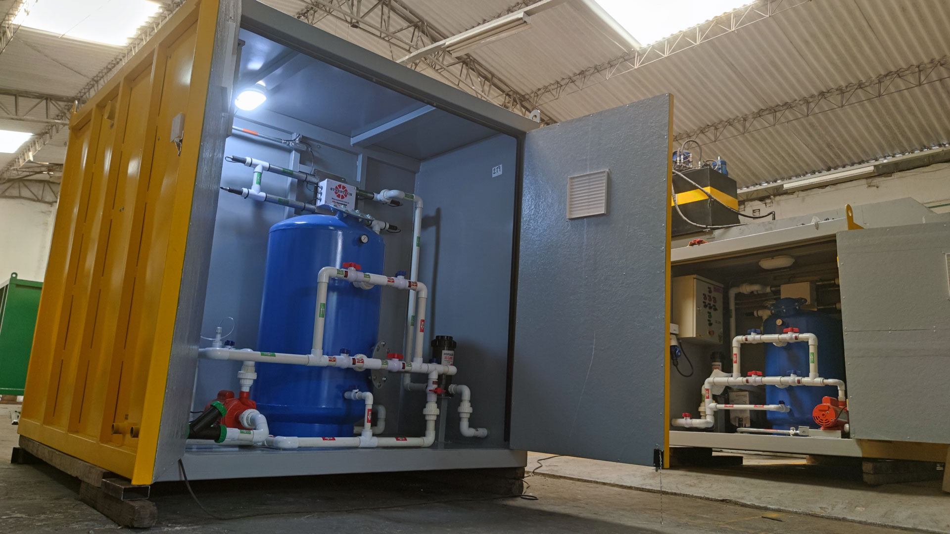 Planta contenedorizada para tratamiento de aguas residuales y agua potable COD 219: ALEX RAMOS
