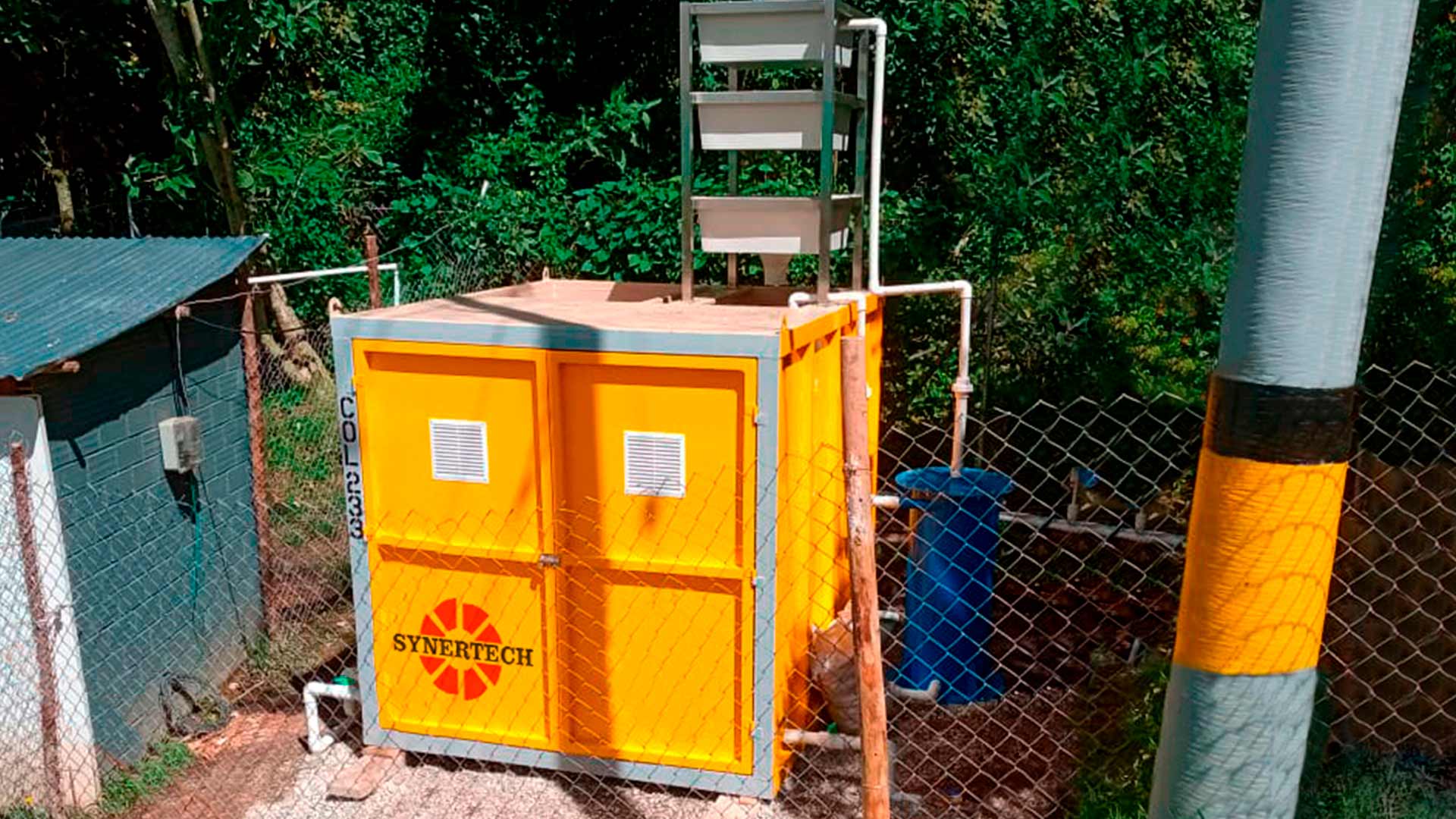 Planta contenedorizada para tratamiento de aguas residuales y agua potable COD 233: PLANTA DE TRATAMIENTO DE AGUA POTABLE