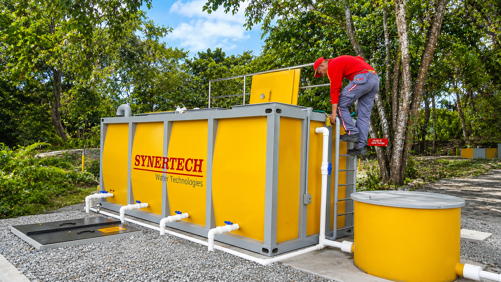 Planta contenedorizada para tratamiento de aguas residuales y agua potable COD 037: EDS TERPEL - EL AMARILLO