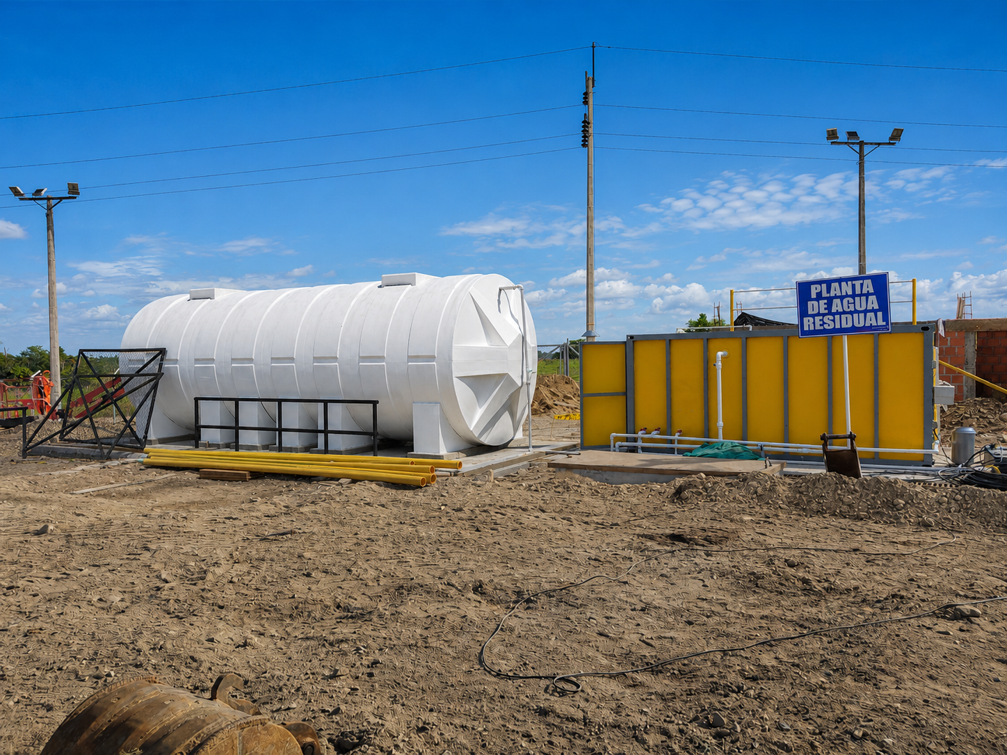 Planta contenedorizada para tratamiento de aguas residuales y agua potable COD 055: ALBERTO ZILLY