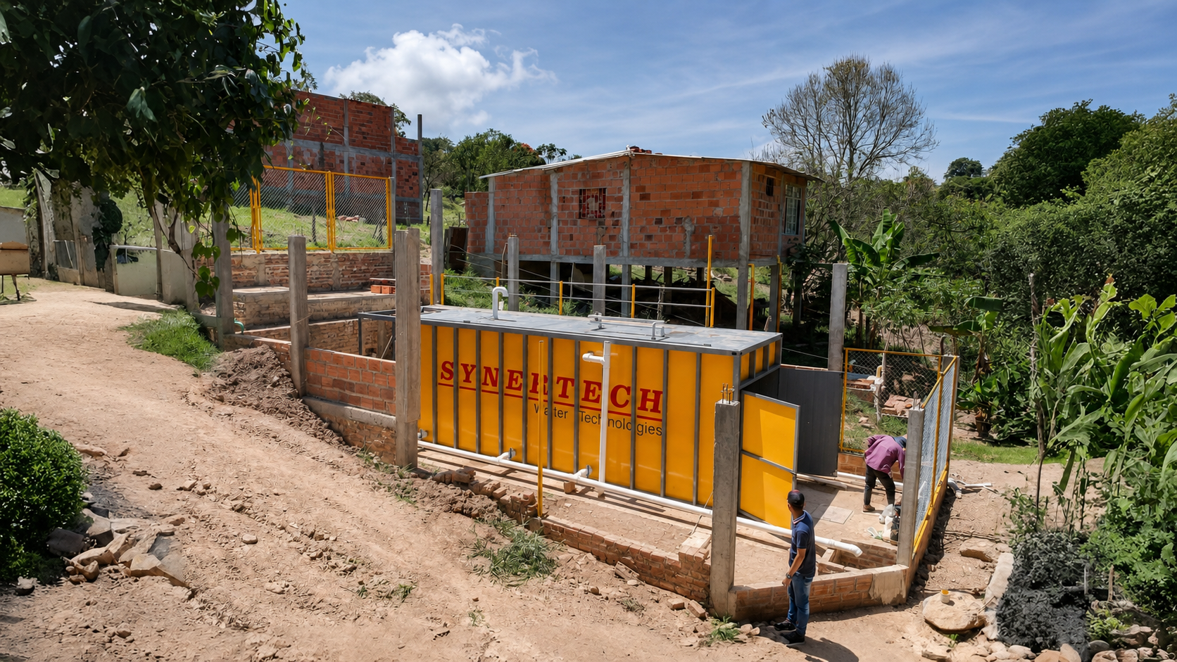 Planta contenedorizada para tratamiento de aguas residuales y agua potable COD 057: HECTOR FONTECHA