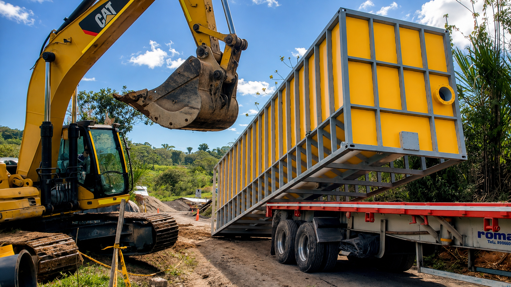 Planta contenedorizada para tratamiento de aguas residuales y agua potable COD 069: HMV INGENIEROS