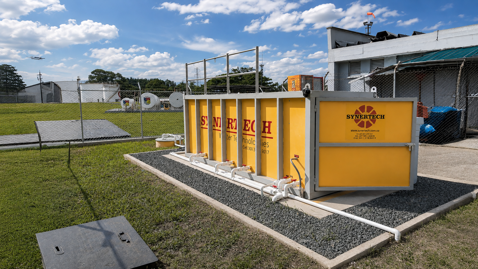 Planta contenedorizada para tratamiento de aguas residuales y agua potable COD 077: EDS TERPEL - PALOBLANCO