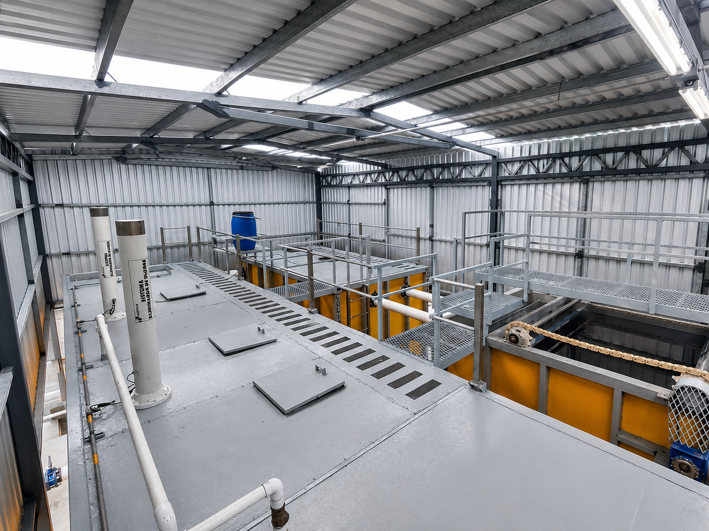 Planta contenedorizada para tratamiento de aguas residuales y agua potable COD 133: LA NEVERÍA