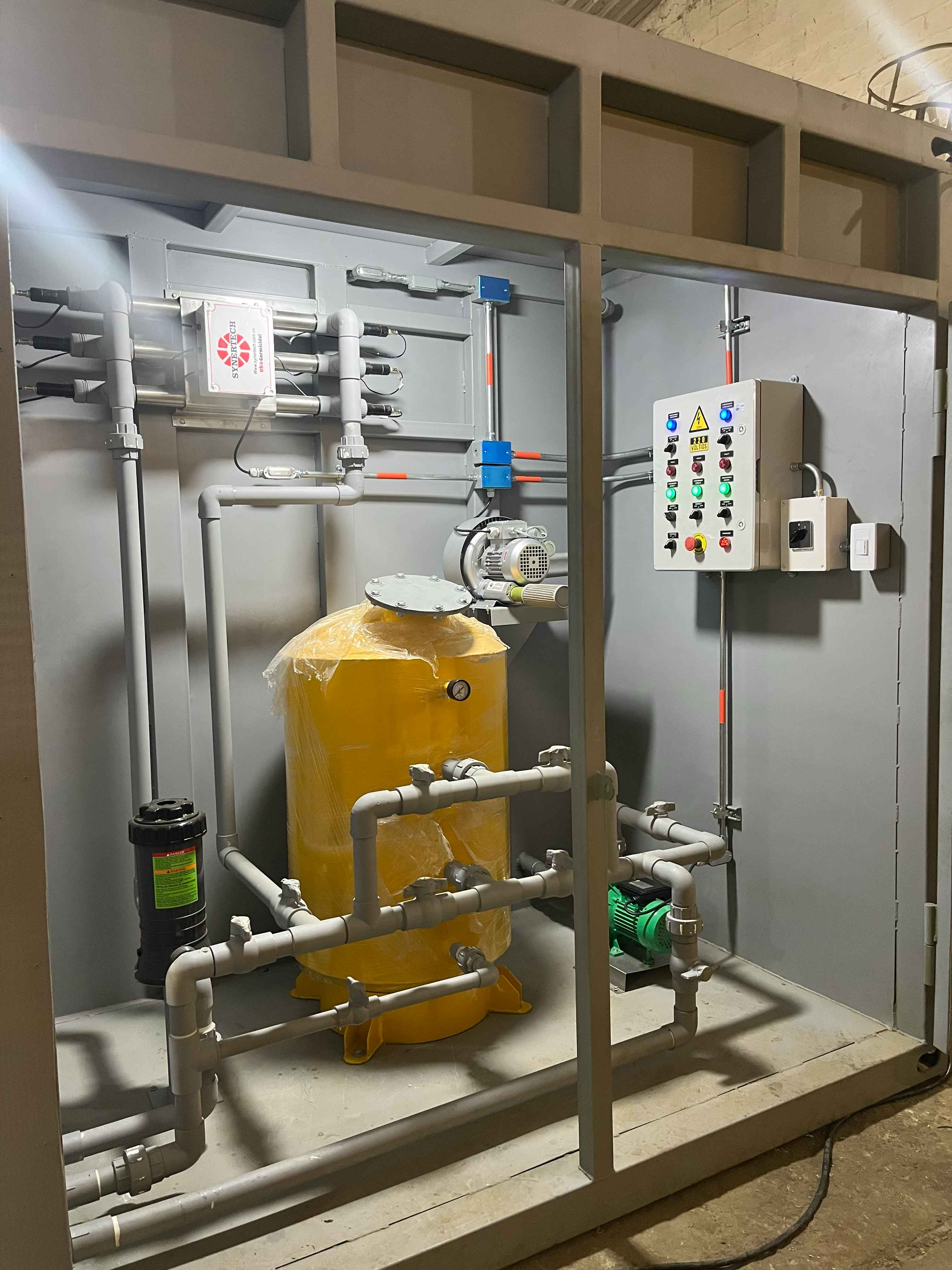 Planta contenedorizada para tratamiento de aguas residuales y agua potable COD 258: PDG SA