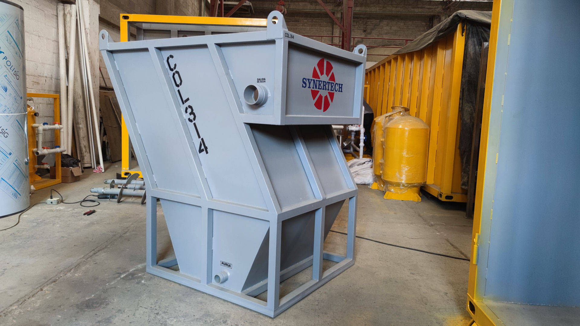 Planta contenedorizada para tratamiento de aguas residuales y agua potable COD 314: HIDROSOLUTIONS