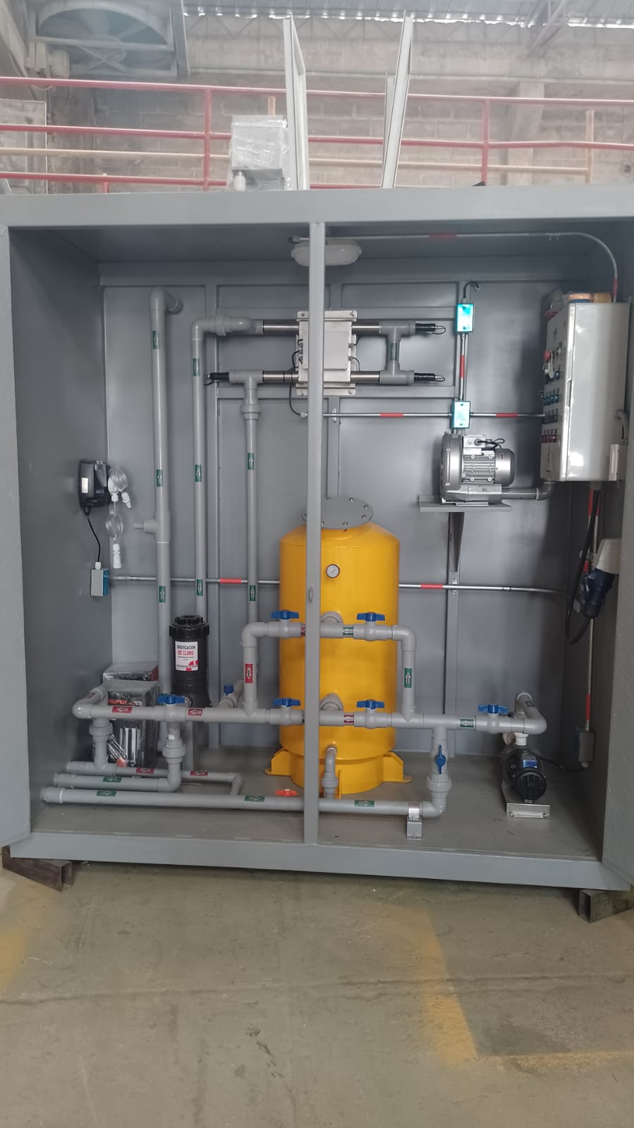 Planta contenedorizada para tratamiento de aguas residuales y agua potable COD 325: TERPEL