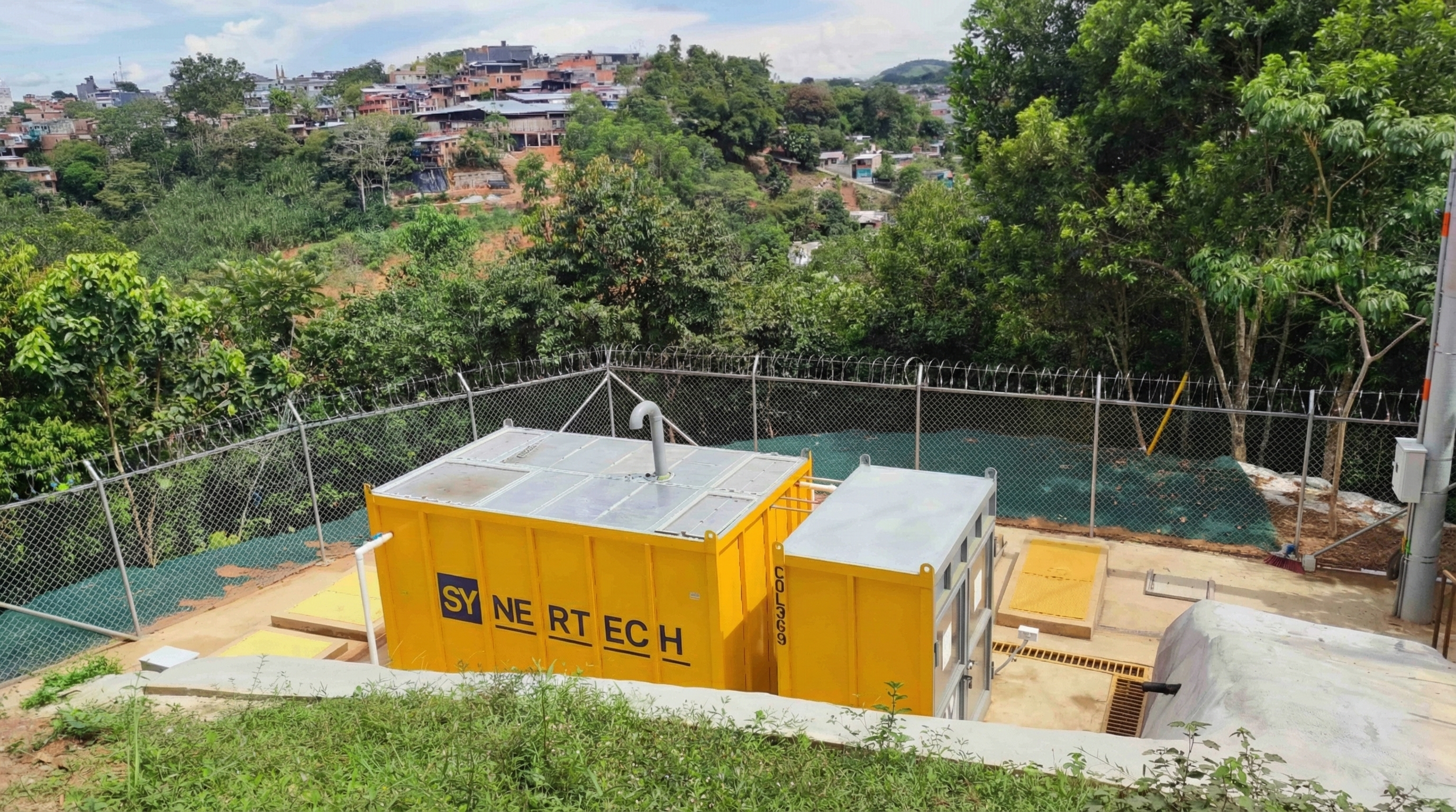 Planta contenedorizada para tratamiento de aguas residuales y agua potable COD 369: ARIS MINING