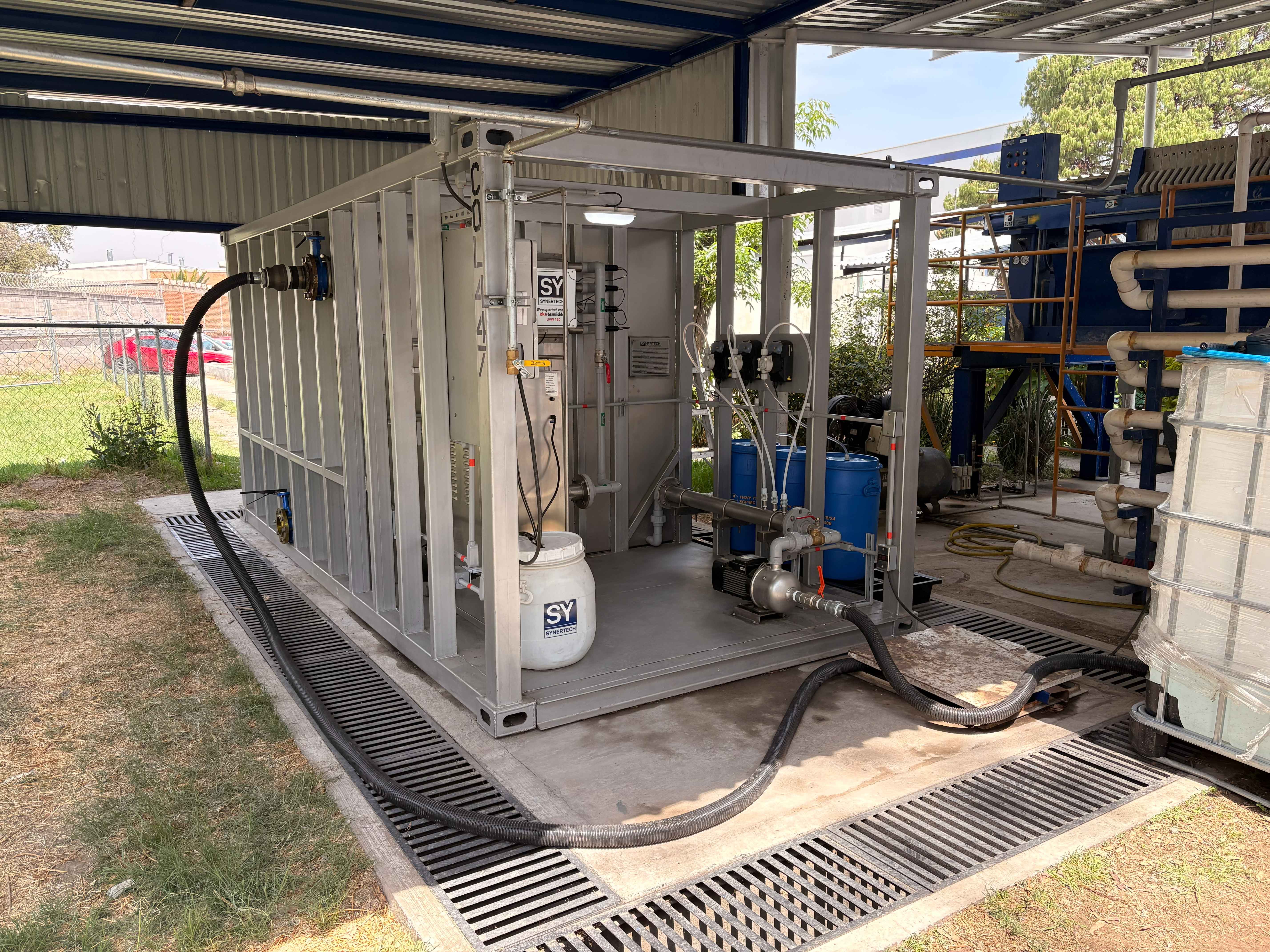 Planta contenedorizada para tratamiento de aguas residuales y agua potable COD 447: TENECO