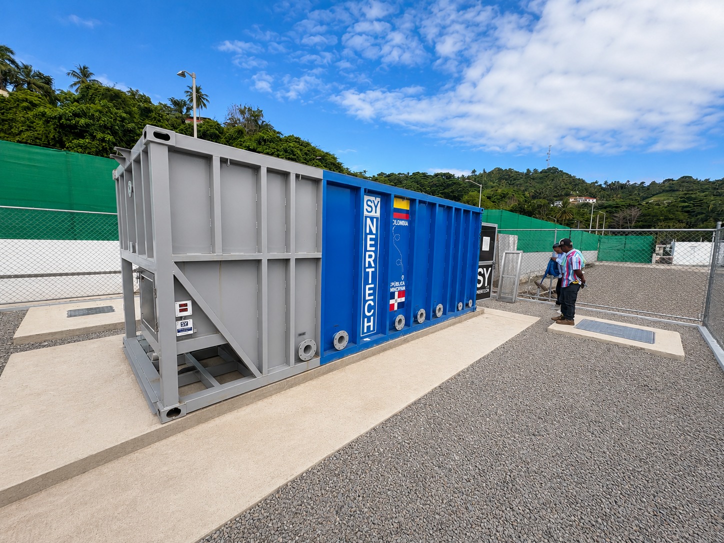 Planta contenedorizada para tratamiento de aguas residuales y agua potable COD 477: CONSORCIO TAMARSAN