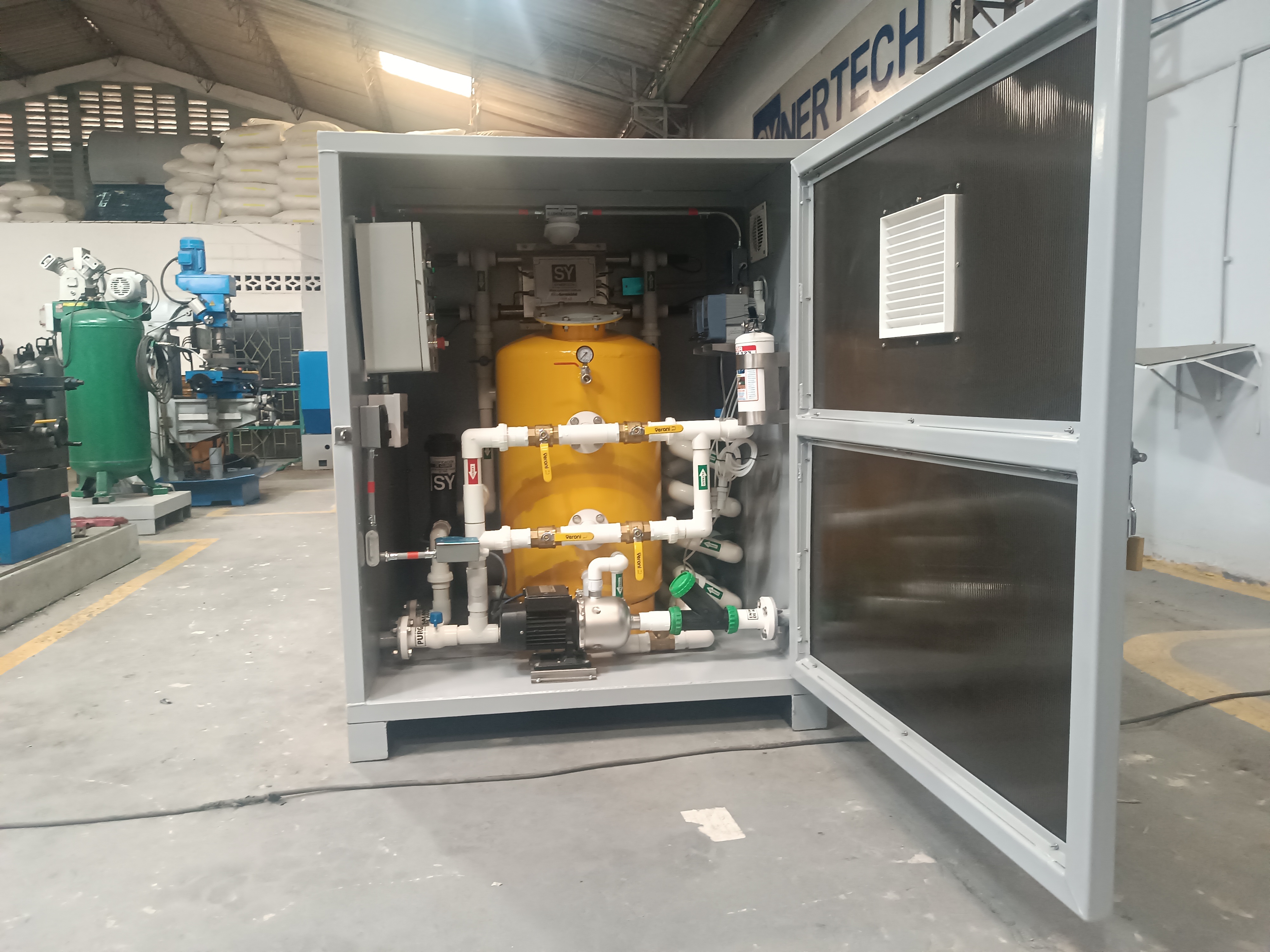 Planta contenedorizada para tratamiento de aguas residuales y agua potable COD 478: RECKITT BENCKISER