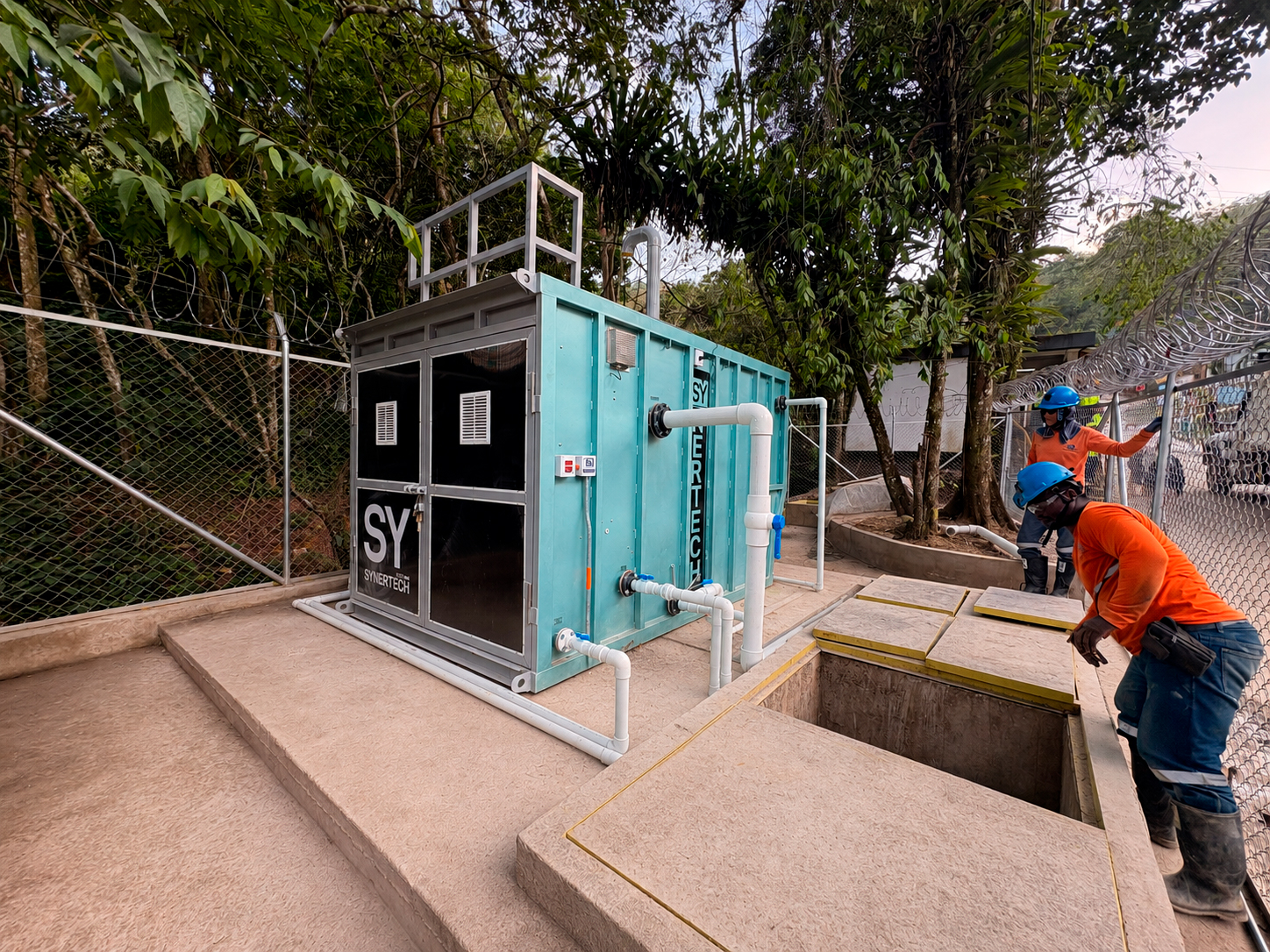 Planta contenedorizada para tratamiento de aguas residuales y agua potable COD 480: ARIS MINING