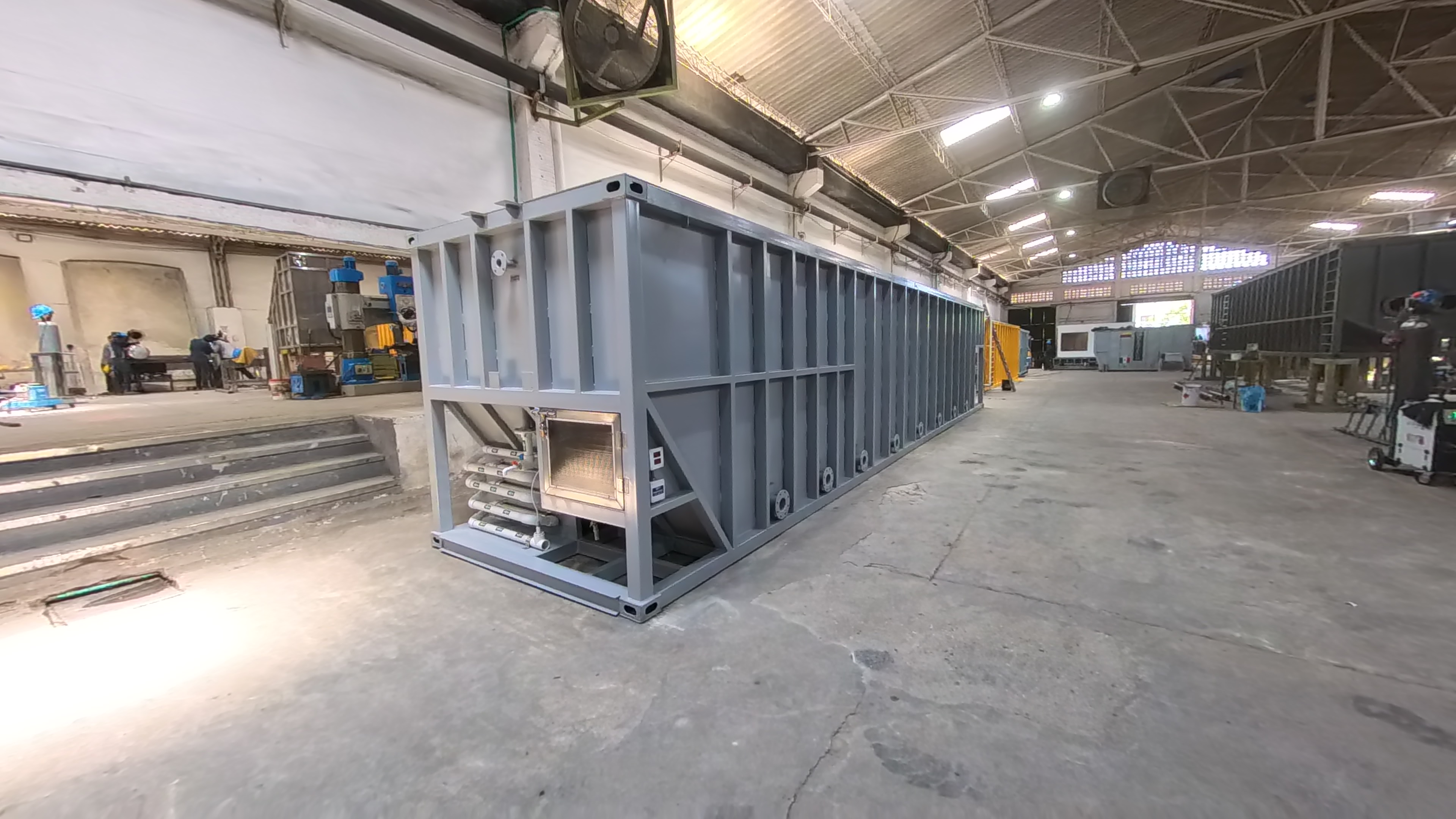 Planta contenedorizada para tratamiento de aguas residuales y agua potable COD 496: SEBSA