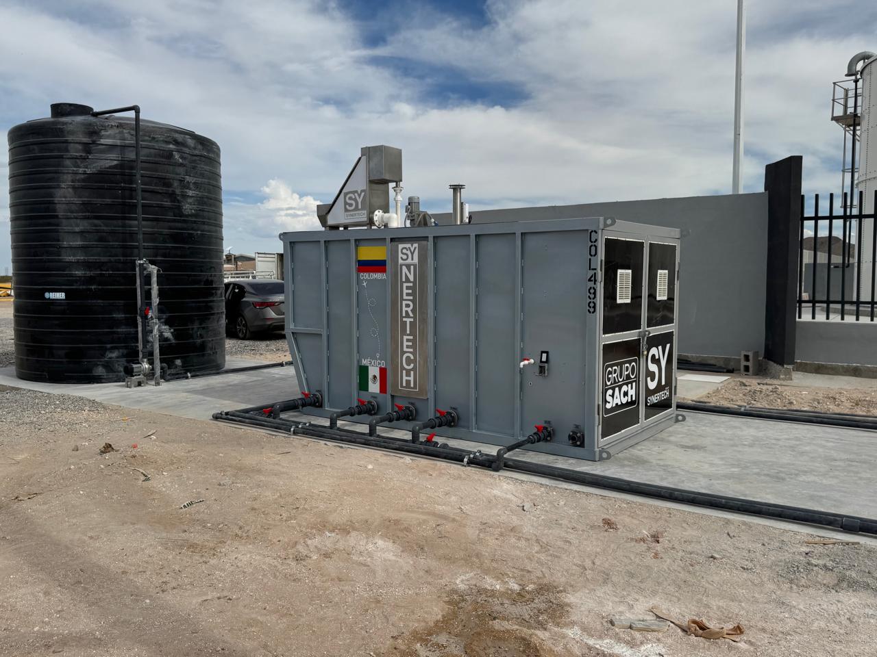 Planta contenedorizada para tratamiento de aguas residuales y agua potable COD 499: INGENIERIA Y MTTO DEL DESIERTO SA