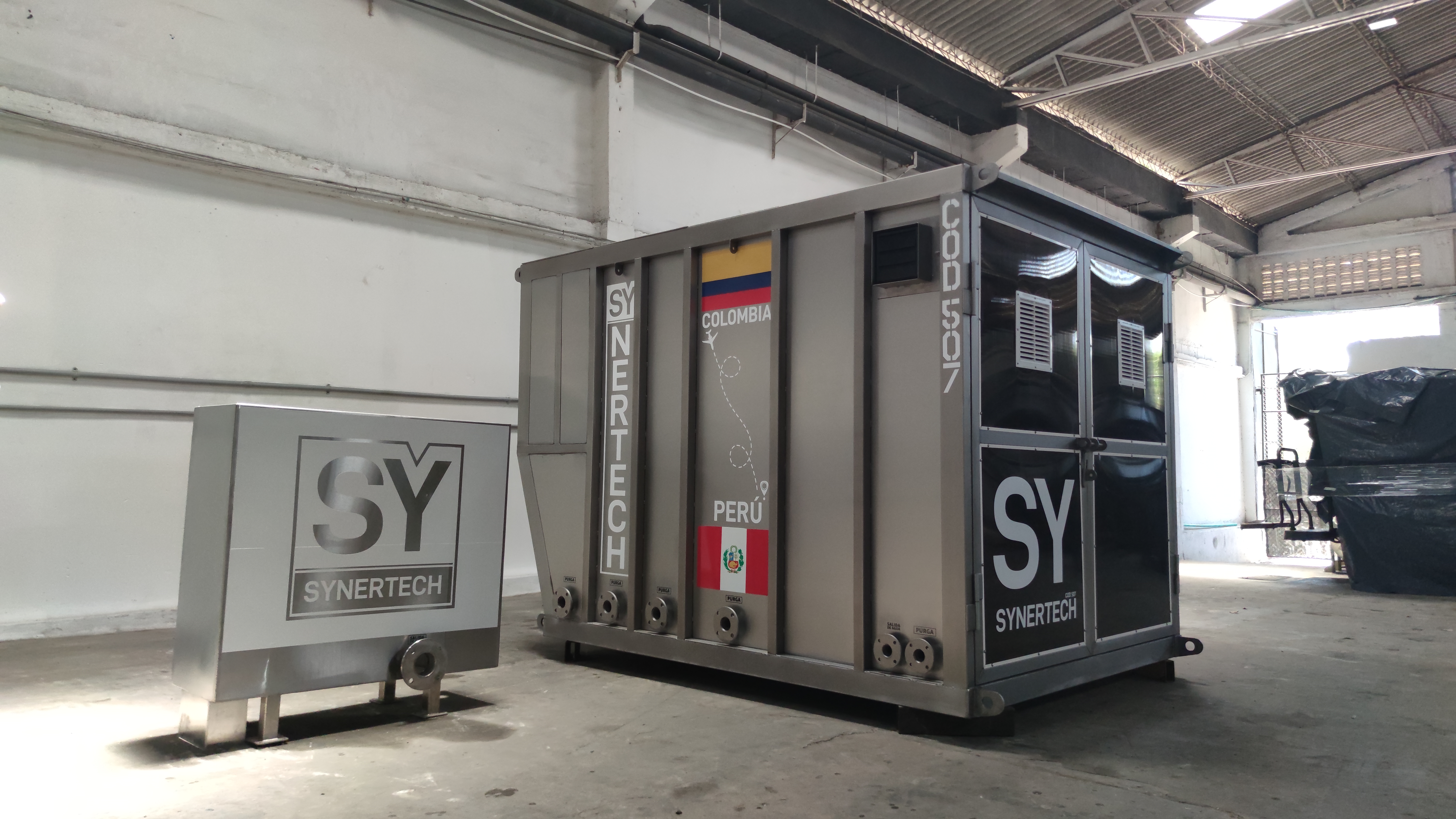 Planta contenedorizada para tratamiento de aguas residuales y agua potable COD 507: AR IMPROCONSA GROUP