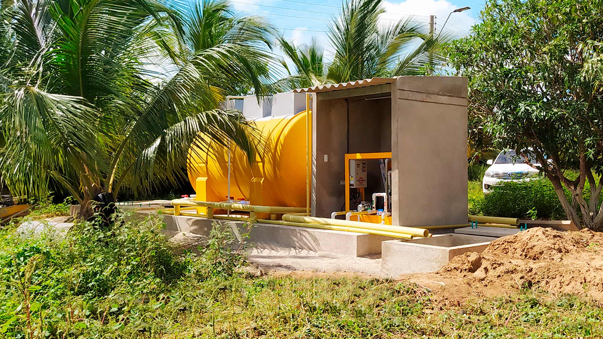 Tanques y filtros en fibra de vidrio para tratamiento y almacenamiento de agua: Ecoball