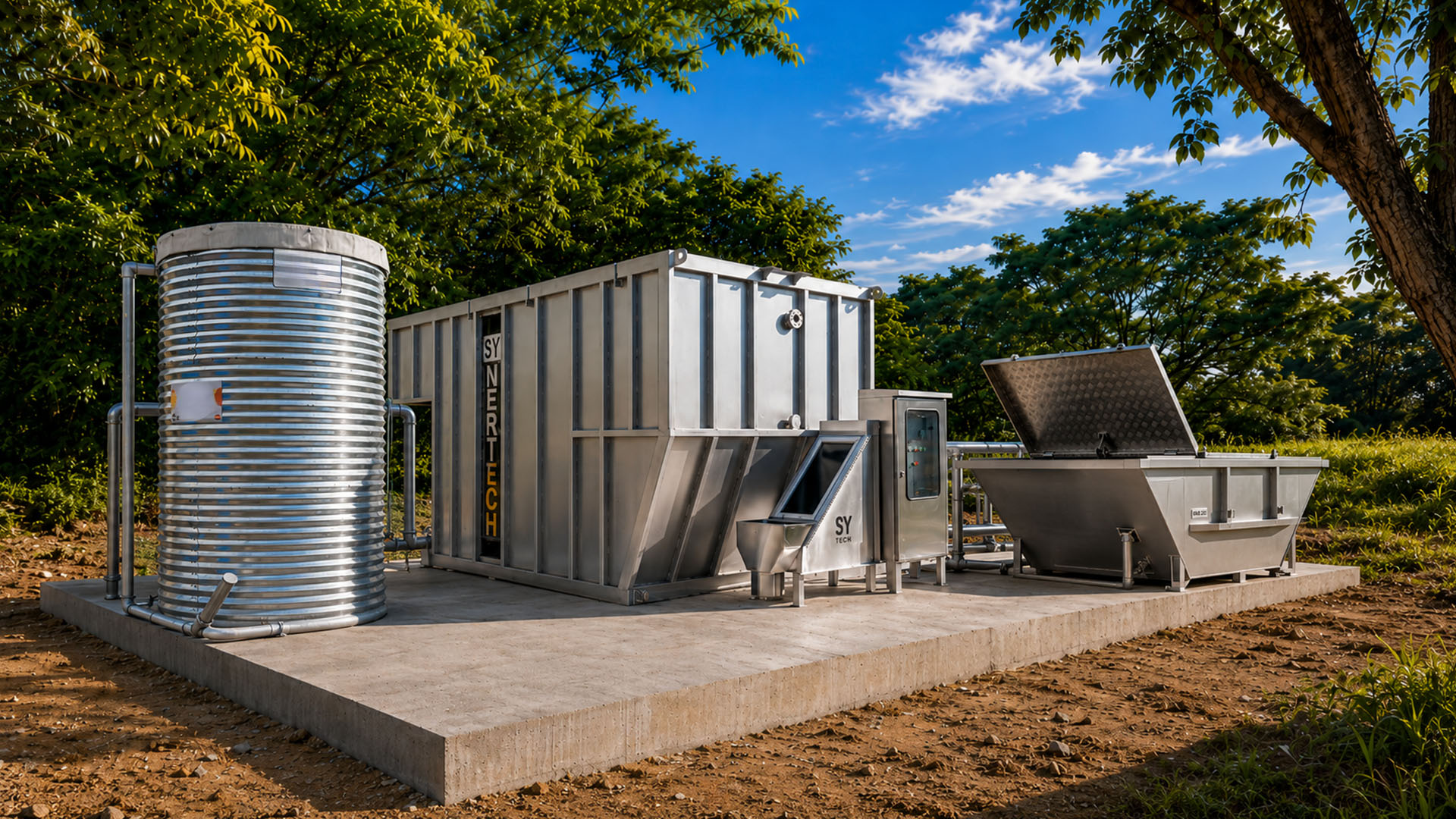 Componentes de la planta BioCube